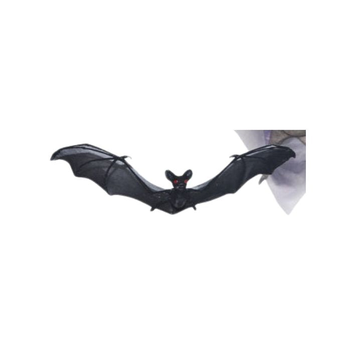 Chauve-souris en nylon noir 10 po x 19 po