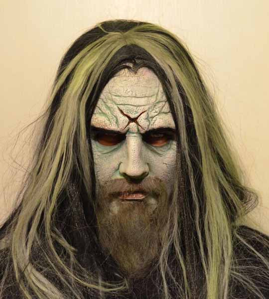 Masque Rob Zombie avec barbe