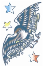 Tatouage aigle USA