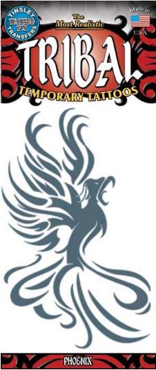 Tatouage tribal phénix