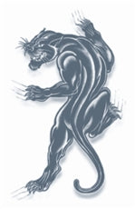 Tatouage panthère noire