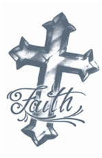 Tatouage croix de foi