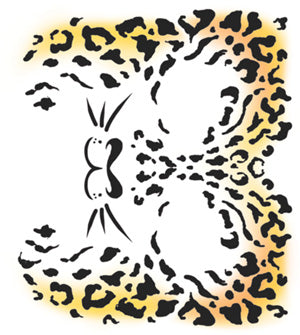 Tatouage de visage guépard