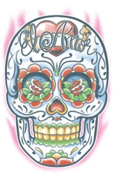 Tatouage Jour des morts "El Amor"