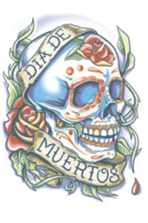 Tatouage Jour des morts "Día de Muertos"