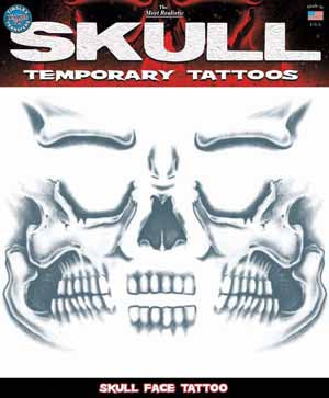 Tatouage de visage crâne