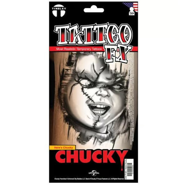 Tatouage FX Voici Chucky!