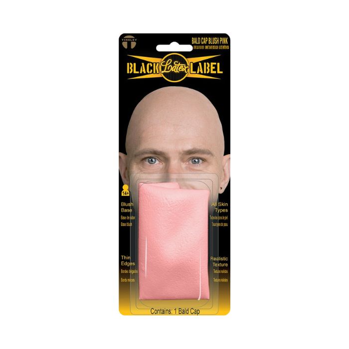 Perruque de chauve rose pâle
