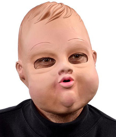 Masque de poupée bébé joufflu pour adulte