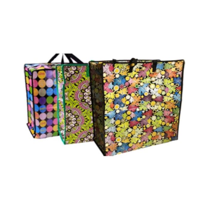 Sac de magasinage réutilisable 22 pouces x 26 pouces x 3 pouces
