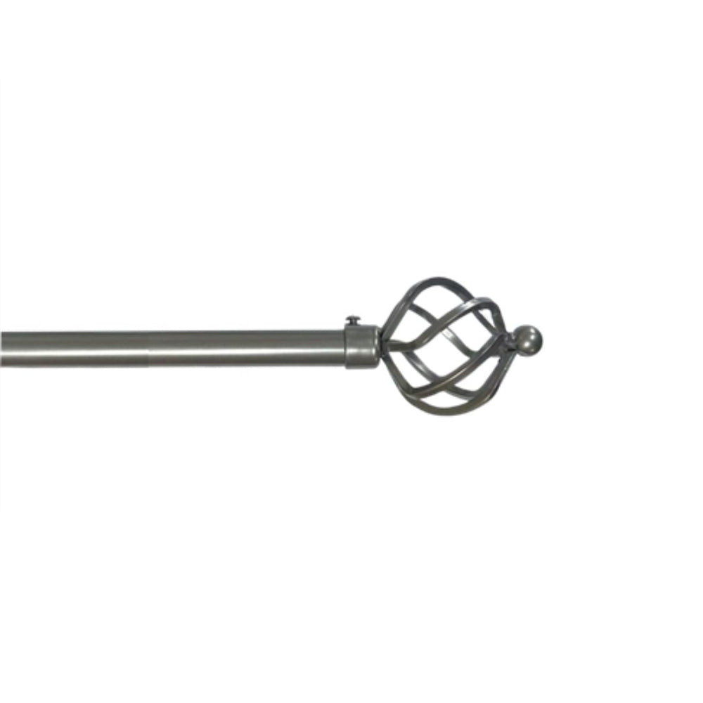 Tringle à rideau 16-19 mm sphères argent
