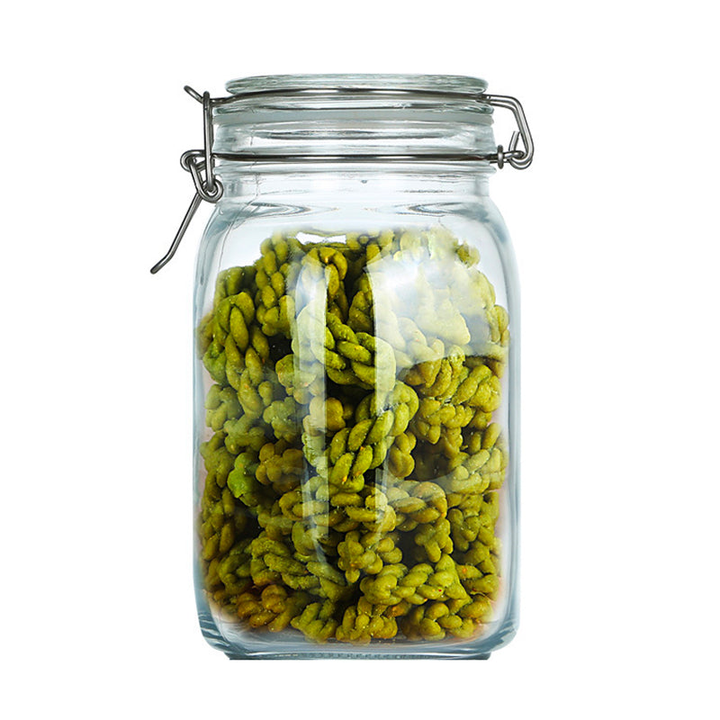 Jarre à clip en verre 1,5 L