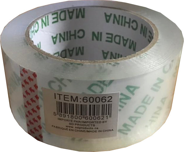 Ruban adhésif 2 po x 328 pi clair (48 mm x 100 m)