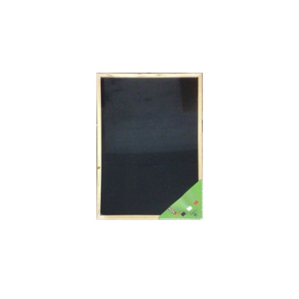 KAV Tableau Noir Mural Avec Cadre Bois - 300x400mm - Avec Craie Et Gomme
