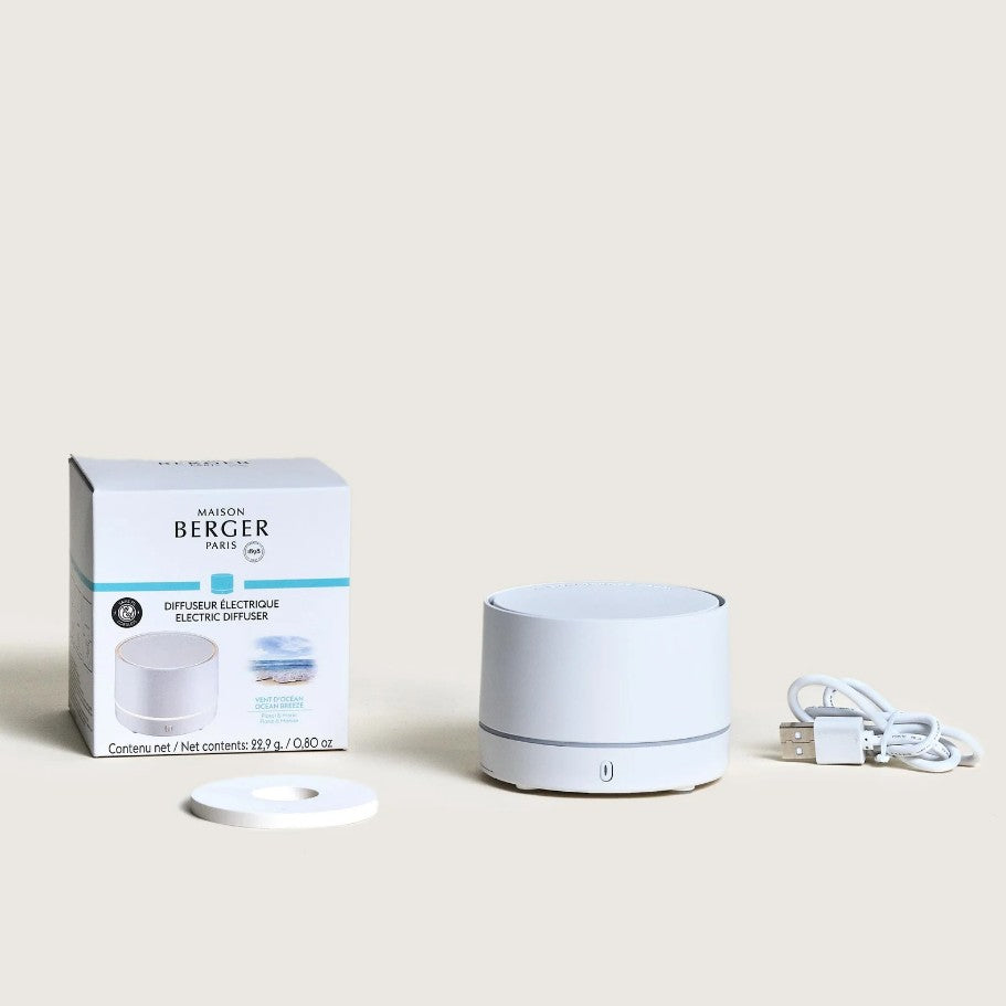Diffuseur électrique Maison Berger Nomade blanc Vent d'océan
