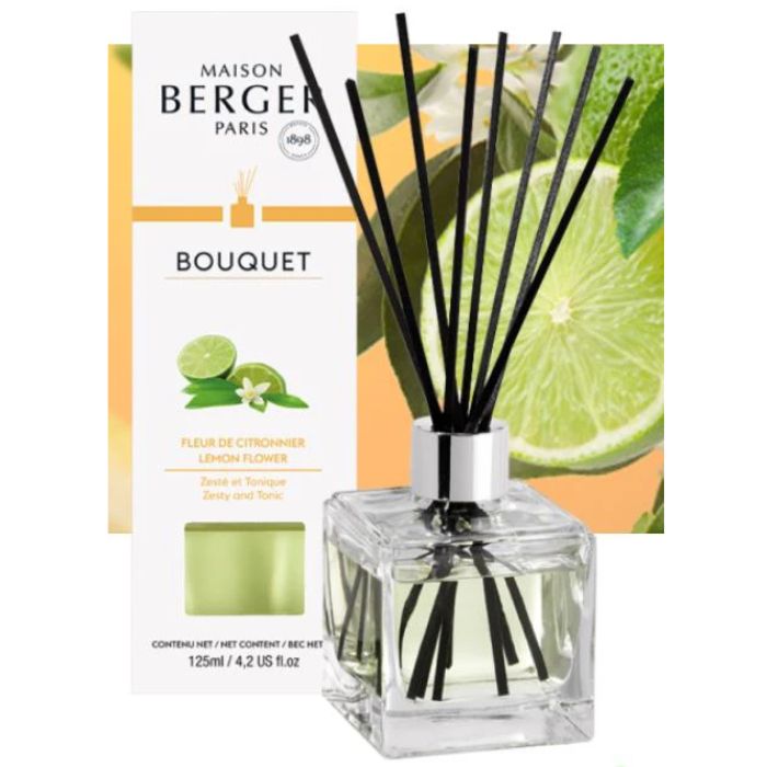Bouquet Maison Berger cube fleur de citronnier 125ml