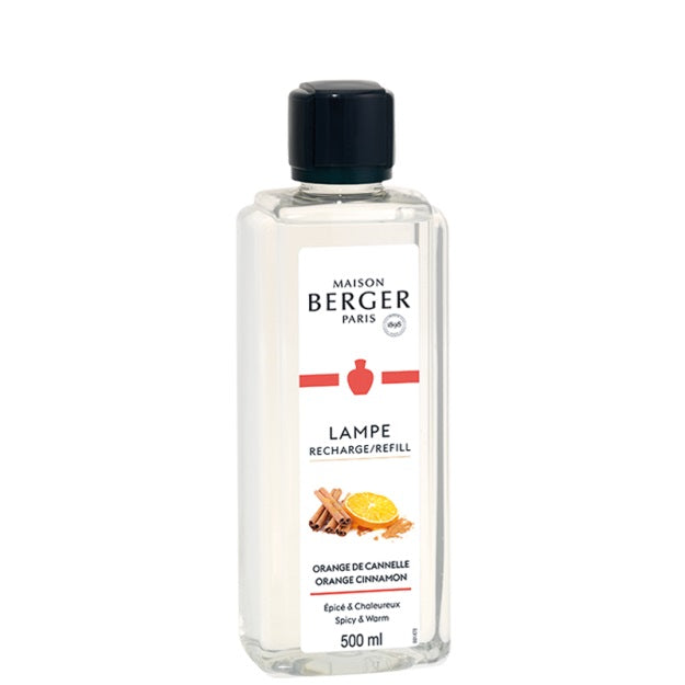 Recharge lampe Maison Berger 500 ml orange cannelle