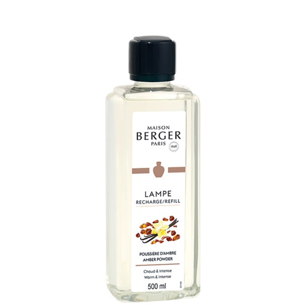 Recharge lampe Maison Berger 500 ml poussière d'ambre