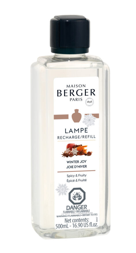 Recharge lampe Maison Berger 500 ml joie d'hiver