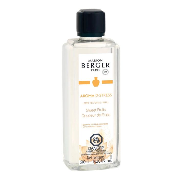 Recharge lampe Maison Berger 500 ml aroma D-stress douceur fruité