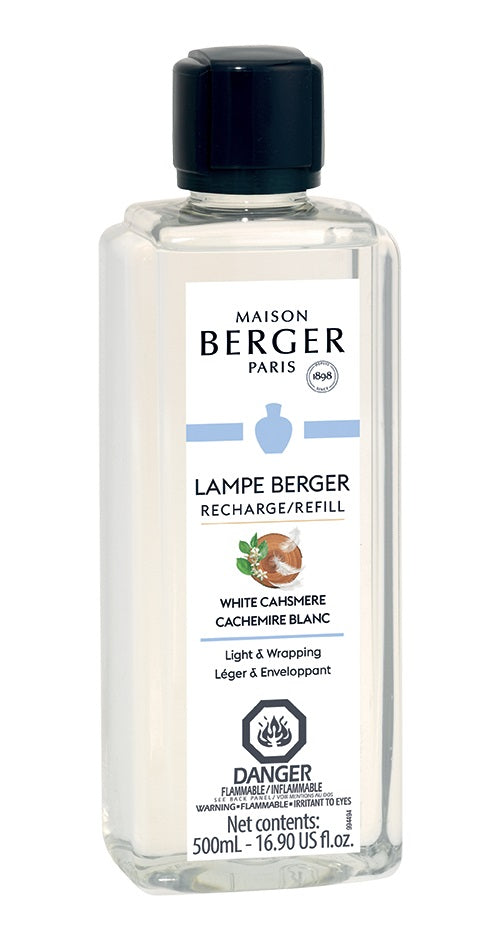 Recharge lampe Maison Berger 500 ml blanc cachemire