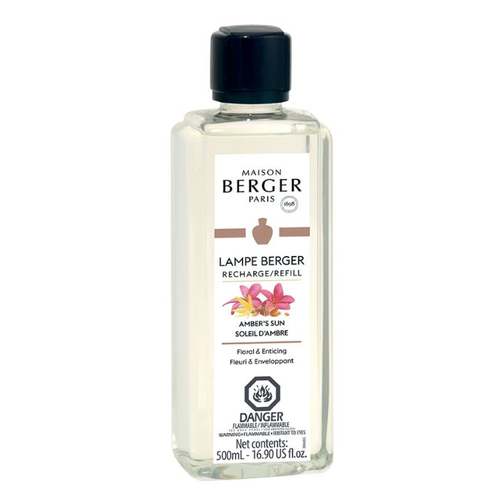 Recharge lampe Maison Berger 500 ml soleil d'ambre