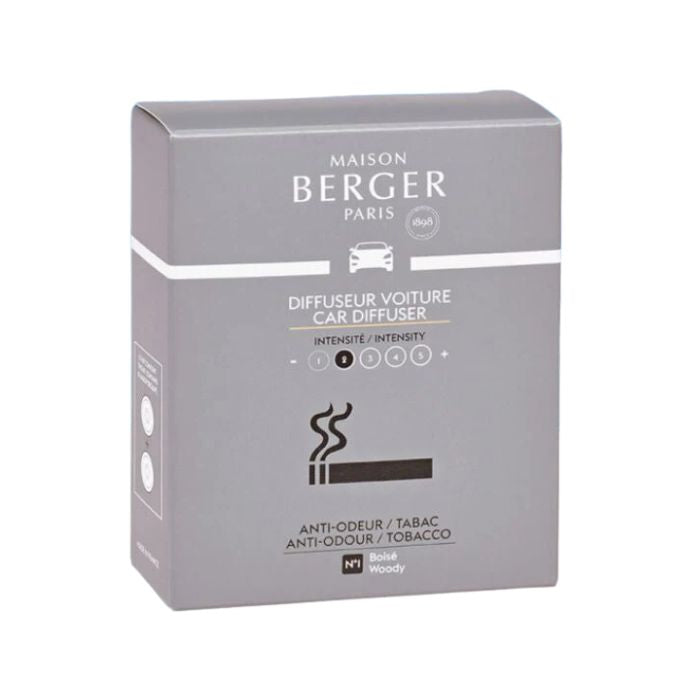 Recharge diffuseur de voiture Maison Berger anti-odeur tabac