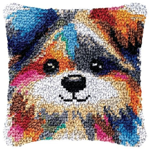 Ensemble points noués housse pour coussin 17 po x 17 po Jacarou petit chien