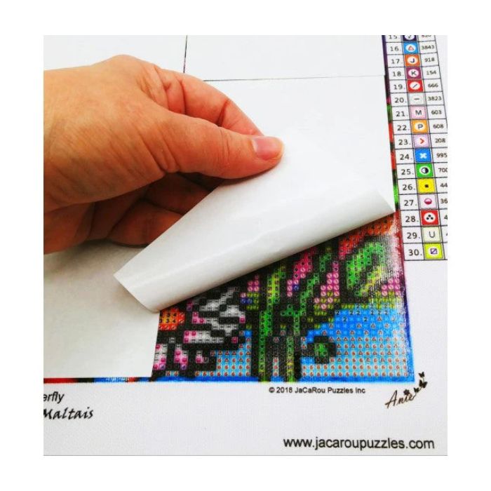 Broderie de diamant (Diamond Painting) papier antiadhésif (25 feuilles)