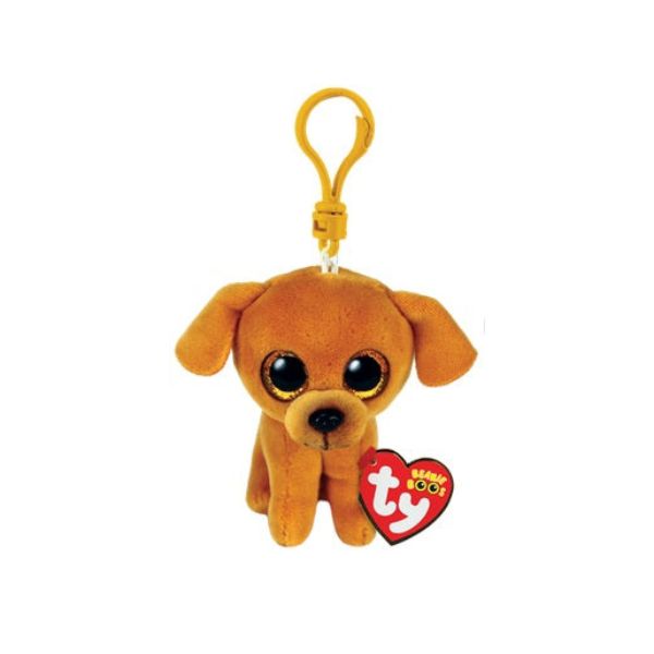 Zuzu le chien beige avec anneau