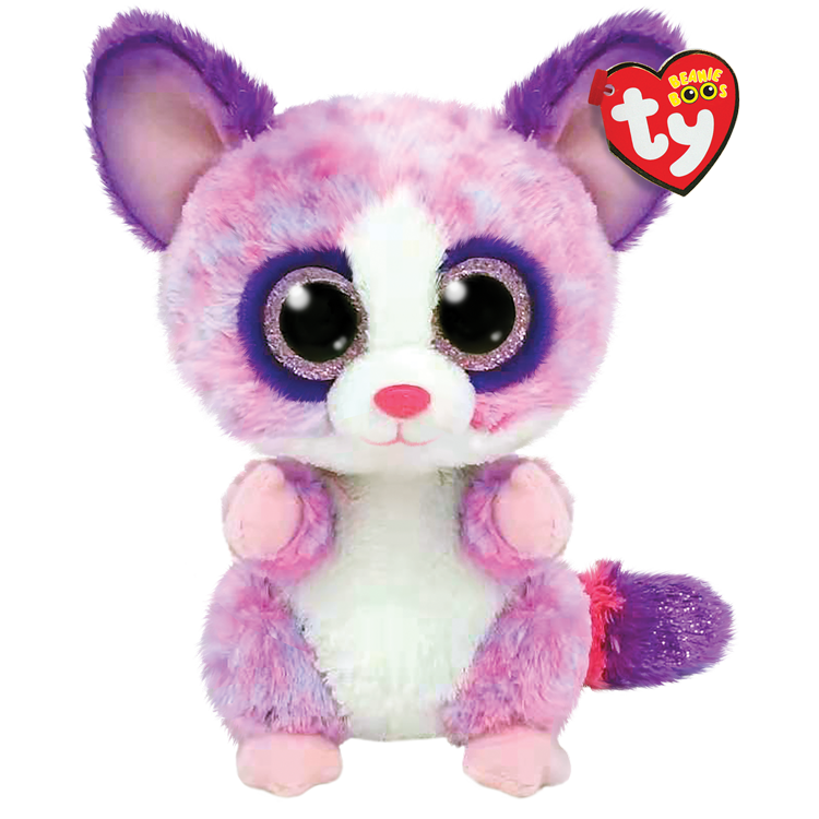 Peluche Becca la galagos rose