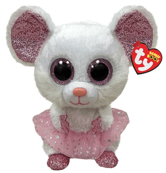 Nina la souris blanche ballerine médium