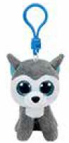 Peluche Slush le chien husky avec anneau