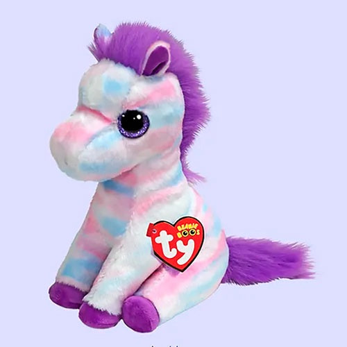Peluche Hayden le cheval multicolore