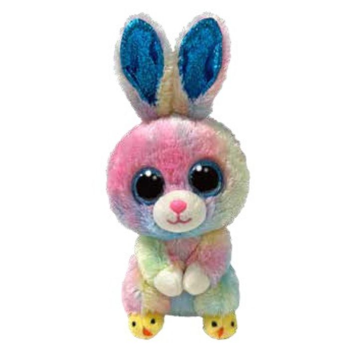 Peluche Twitches le lapin multicolore régulier