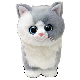 Peluche Furley le chat gris régulier