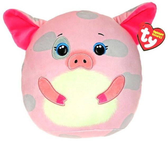 Peluche Hambone le cochon rose squish