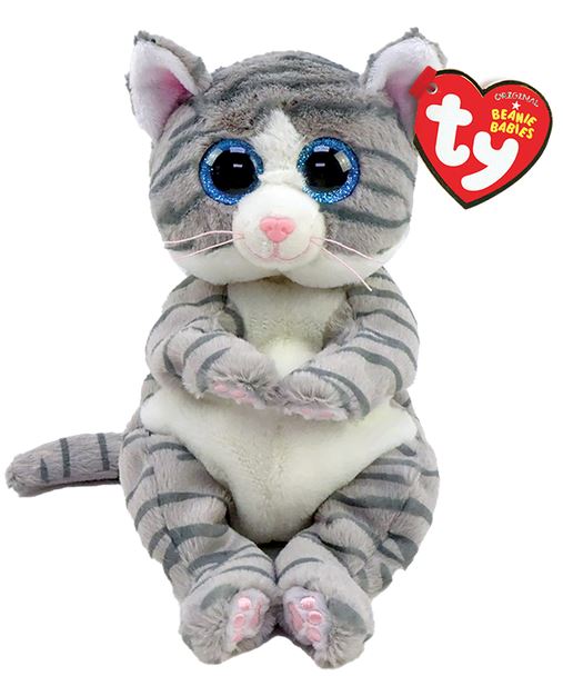 Mitzi le chat rayé gris régulier