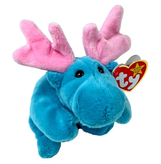 Peluche Hudson l'orignal bleu régulier