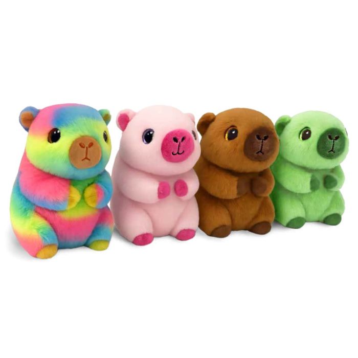Peluche capybara coloré régulier