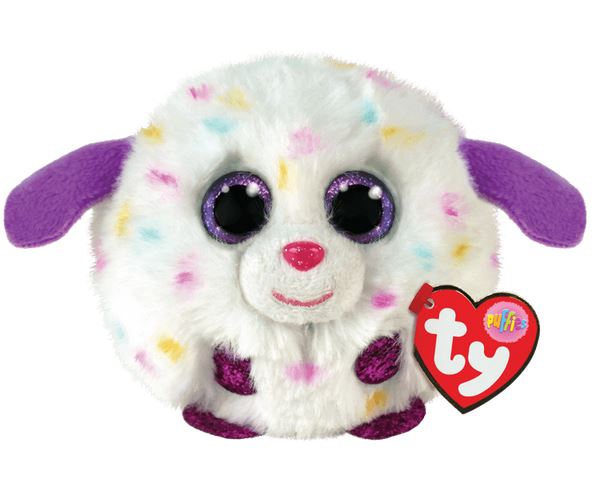 Munchkin le chien blanc et mauve