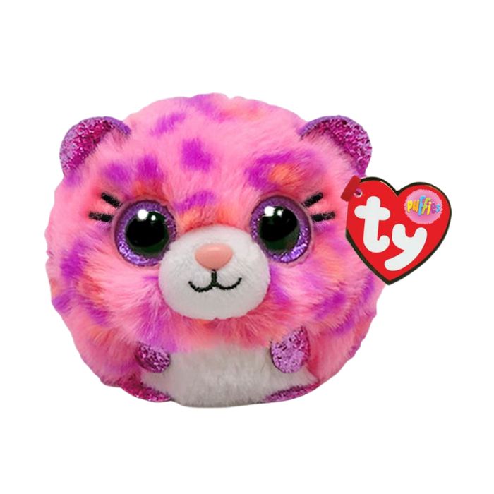 Peluche Topax le chat rose