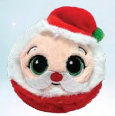 Peluche Klaus le père Noël (balle rebondissante)
