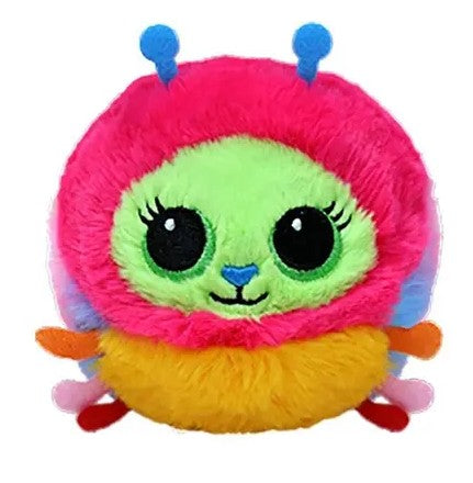 Peluche Cristal la chenille colorée (balle rebondissante)