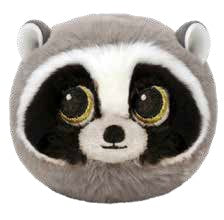 Peluche Banditio le raton laveur (balle rebondissante)