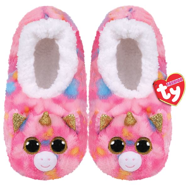 Pantoufles Kiki licorne arc-en-ciel small