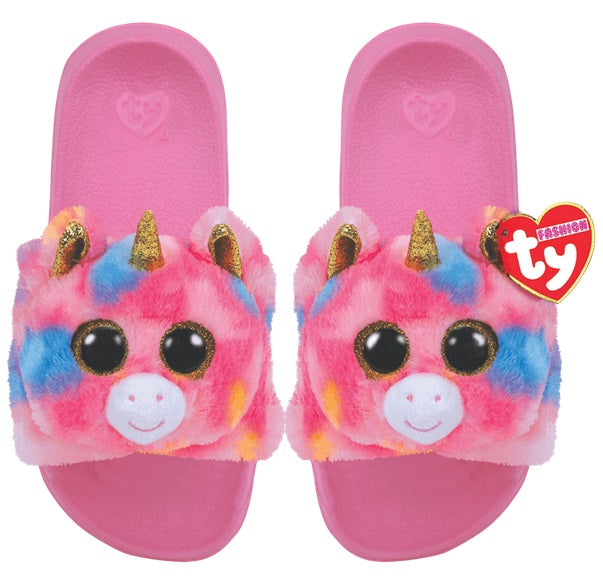Sandales fantaisies licorne rose large