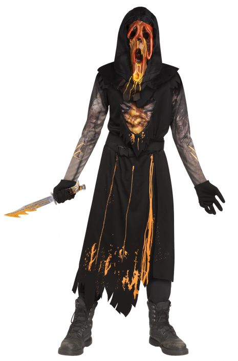 Costume enfant fantôme Scorched GhostFace (L)