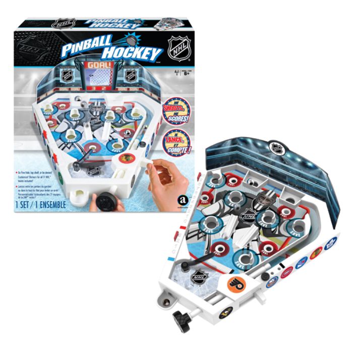 Jeu Pinball NHL 10 po x 8,5 po (6 ans et plus)