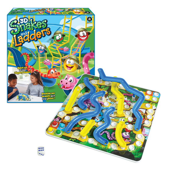 Jeu Serpents et échelles 3D (3 ans et plus)